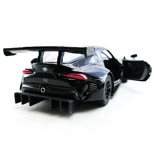 Машинка металева Kinsmart 1:36 Toyota GR Supra Racing Concept KT5421W інерційна, двері відчиняються / Чорний