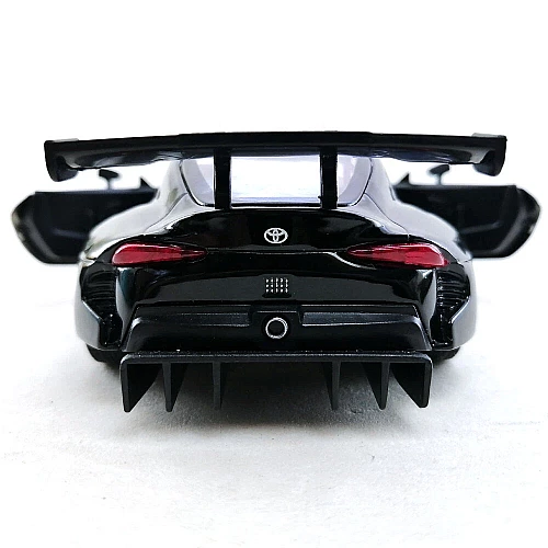 Машинка металева Kinsmart 1:36 Toyota GR Supra Racing Concept KT5421W інерційна, двері відчиняються / Чорний