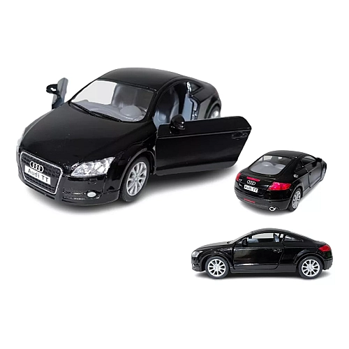 Машинка Kinsmart 1:32 Audi TT 2008, металева, інерційна, чорна