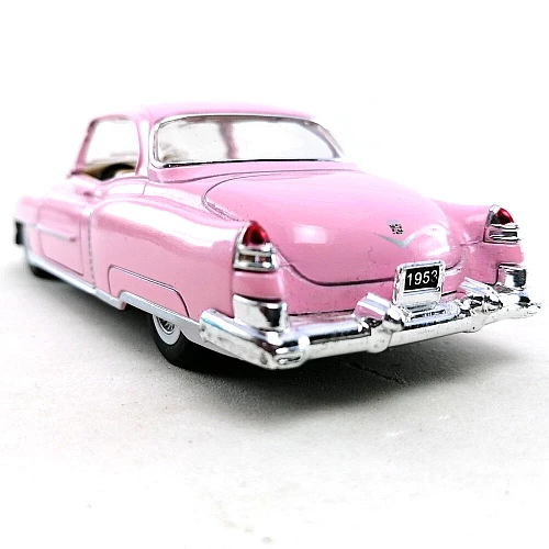 Металева машинка Kinsmart 1953 Cadillac Series 62 Coupe 1:43 (KT5339W) колір Рожевий