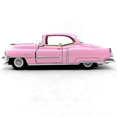 Металева машинка Kinsmart 1953 Cadillac Series 62 Coupe 1:43 (KT5339W) колір Рожевий