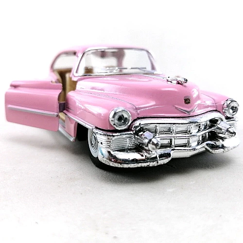 Металева машинка Kinsmart 1953 Cadillac Series 62 Coupe 1:43 (KT5339W) колір Рожевий