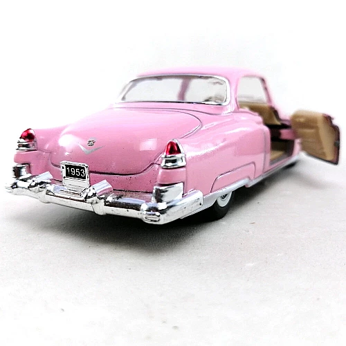 Металева машинка Kinsmart 1953 Cadillac Series 62 Coupe 1:43 (KT5339W) колір Рожевий