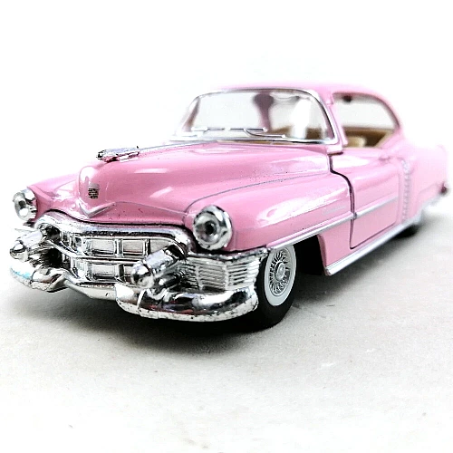 Металева машинка Kinsmart 1953 Cadillac Series 62 Coupe 1:43 (KT5339W) колір Рожевий