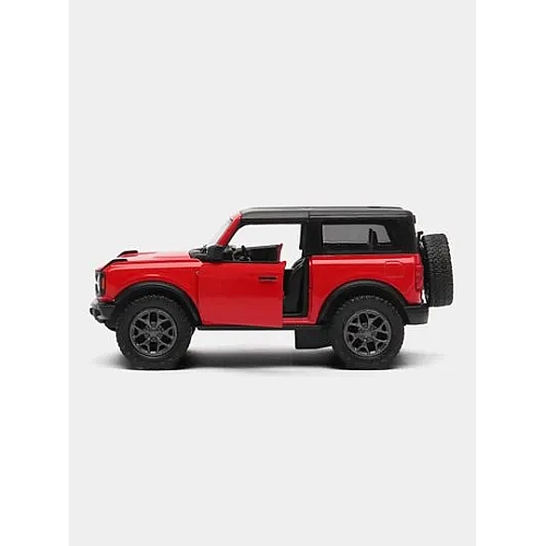 Машинка металева Kinsmart 1:34 2022 Ford Bronco (Hard Top) KT5438WB інерційна, двері відчиняються, колір Червоний