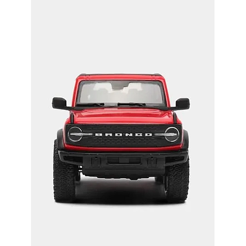 Машинка металева Kinsmart 1:34 2022 Ford Bronco (Hard Top) KT5438WB інерційна, двері відчиняються, колір Червоний