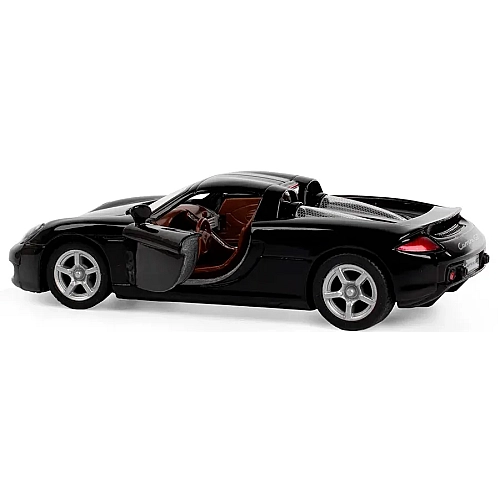 Машинка металева Kinsmart 1:36 Porsche Carrera GT (інерційна, відкриваються двері, чорна KT5081W)