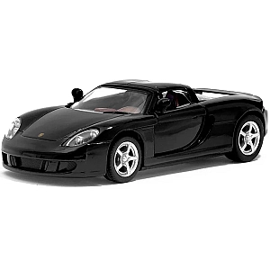 Машинка металева Kinsmart 1:36 Porsche Carrera GT (інерційна, відкриваються двері, чорна KT5081W)