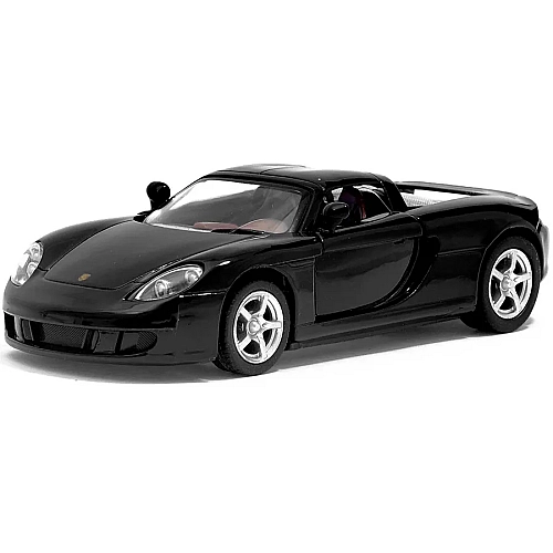 Машинка металева Kinsmart 1:36 Porsche Carrera GT (інерційна, відкриваються двері, чорна KT5081W)