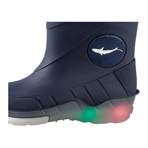 Гумові чоботи з підсвічуванням для хлопчика Lupilu 3M Scotchlite™ 24-25 темно-синій