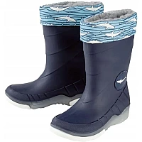 Резиновые сапоги с подсветкой для мальчика Lupilu 3M Scotchlite™ 24-25 темно-синий