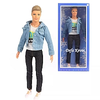 Лялька DEFA Kevin, Юнак, у блакитній куртці 8427