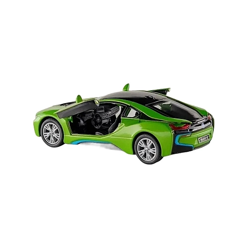 Машинка металева Kinsmart 1:36 BMW i8 інерційна KT5379WA Зелений