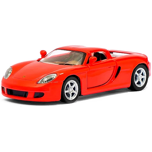 Машинка металева Kinsmart 1:36 Porsche Carrera GT (інерційна, відкриваються двері, червона KT5081W)