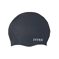 Шапка для плавання із силікону, від 8 років, 55992 INTEX Чорна