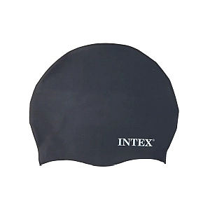 Шапка для плавання із силікону, від 8 років, 55992 INTEX Чорна