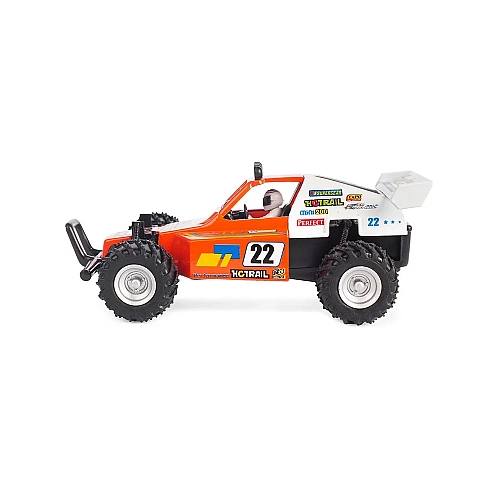 Машинка металева гоночна Kinsmart KinsFun 1:32 Turbo Buggy з пілотом інерційна / Помаранчевий KS5106W