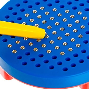 Планшет навчальний Магнітне малювання, 120 отворів, 380-12A колір синій