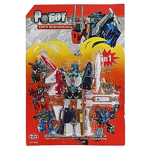 Іграшка Трансформер Робот-Зброєносець 5в1 8063