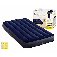 Надувний матрац одномісний Intex 64757 Classic Downy (191 х 99 х 25 см)