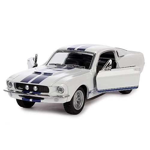 Модель машини Kinsmart 1:38 "1967 Shelby GT-500", інерційна, метал KT5372W / Біла