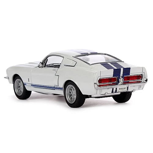 Модель машини Kinsmart 1:38 "1967 Shelby GT-500", інерційна, метал KT5372W / Біла
