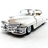 Металева машинка Kinsmart 1953 Cadillac Series 62 Coupe 1:43 (KT5339W) колір Білий