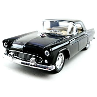 Машинка металева Kinsmart 1:36 1955 Ford Thunderbird KT5319W інерційна, двері відчиняються / Чорний