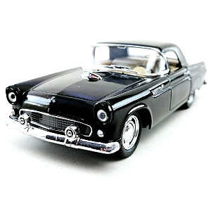 Машинка металева Kinsmart 1:36 1955 Ford Thunderbird KT5319W інерційна, двері відчиняються / Чорний