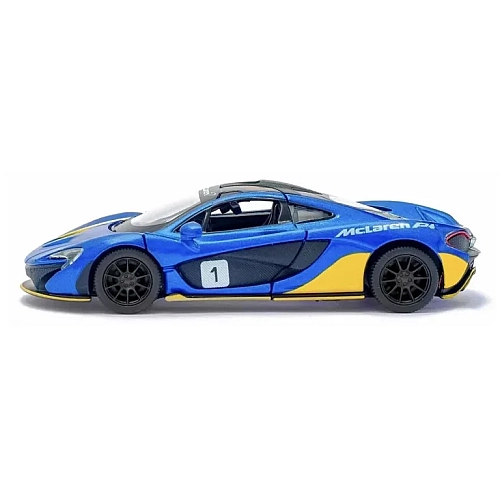 Машинка металева Kinsmart 1:36 McLaren P1 інерційна, KT5393WF Синій з принтом