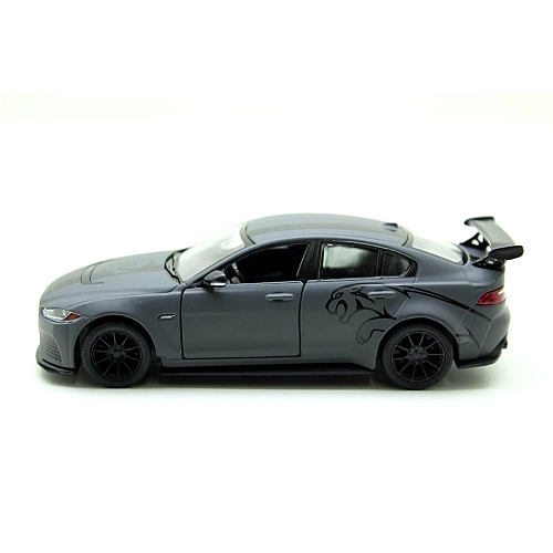 Металева машинка Kinsmart 1:38 Jaguar SV Project 8 Livery Edition KT5416WF, інерційна, сірий