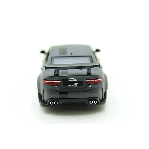 Металева машинка Kinsmart 1:38 Jaguar SV Project 8 Livery Edition KT5416WF, інерційна, сірий