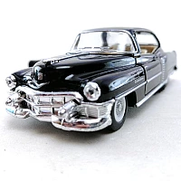 Металева машинка Kinsmart 1953 Cadillac Series 62 Coupe 1:43 (KT5339W) колір Чорний