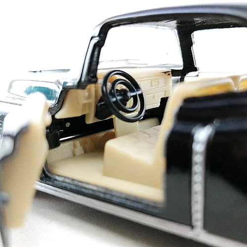 Металева машинка Kinsmart 1953 Cadillac Series 62 Coupe 1:43 (KT5339W) колір Чорний