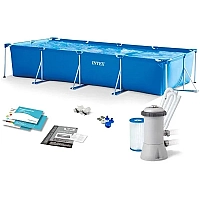 Басейн каркасний Intex 28274 NP 450 х 220 х 84 см (2006 л/год) насос-фільтр