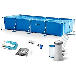 Басейн каркасний Intex 28274 NP 450 х 220 х 84 см (2006 л/год) насос-фільтр