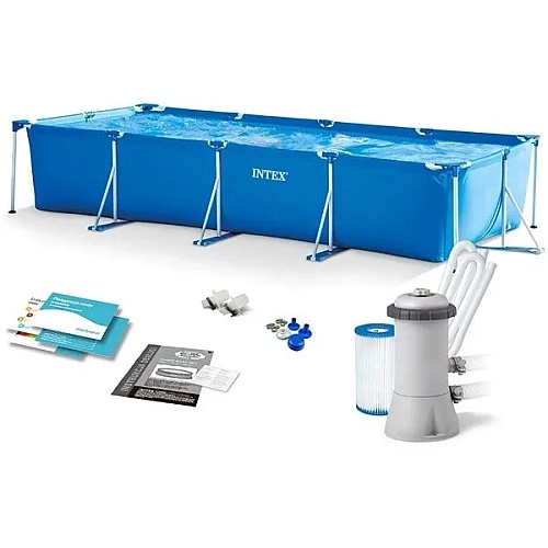 Каркасний басейн Intex 28274 NP з насосом-фільтром 450x220x84 см