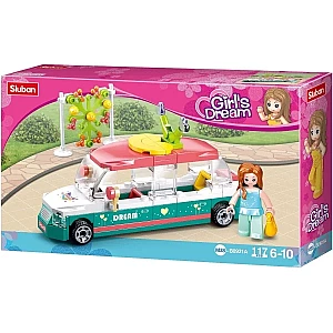 Конструктор Sluban Girls Dream M38-B0921A Лимузин, 117 деталей, 1 фигурка