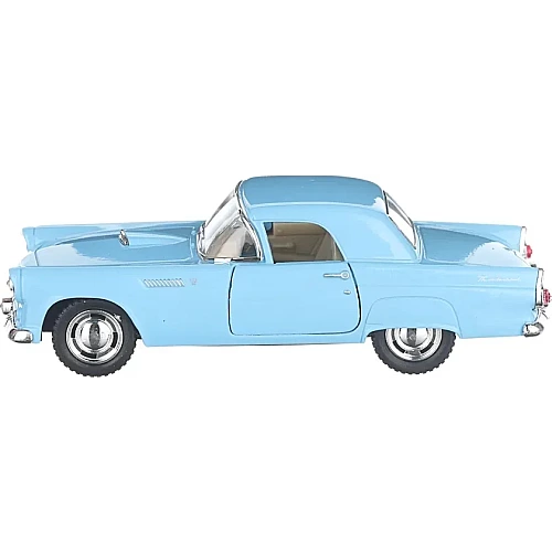 Машинка металева Kinsmart 1:36 1955 Ford Thunderbird KT5319W інерційна, двері відчиняються / Блакитний