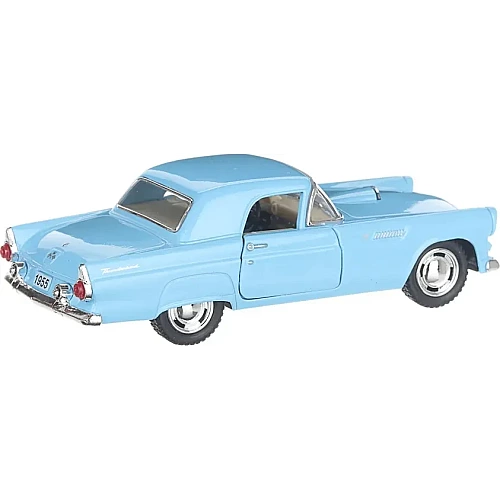 Машинка металева Kinsmart 1:36 1955 Ford Thunderbird KT5319W інерційна, двері відчиняються / Блакитний