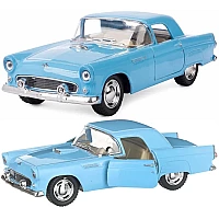 Машинка металева Kinsmart 1:36 1955 Ford Thunderbird KT5319W інерційна, двері відчиняються / Блакитний