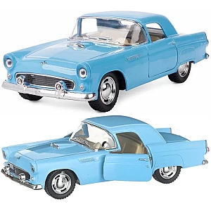 Машинка металева Kinsmart 1:36 1955 Ford Thunderbird KT5319W інерційна, двері відчиняються / Блакитний