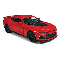 Металлическая машинка Kinsmart 1:38 2017 Chevrolet Camaro ZL1 KT5399W инерционная, двери открываются / Красный