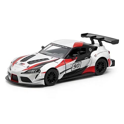 Металева машинка Kinsmart Toyota GR Supra Racing Concept KT5421WF біла