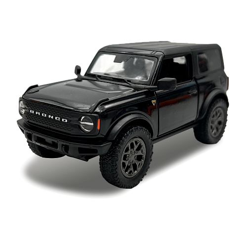 Машинка металева Kinsmart 1:34 2022 Ford Bronco (Hard Top) KT5438WB інерційна, двері відчиняються, колір чорний