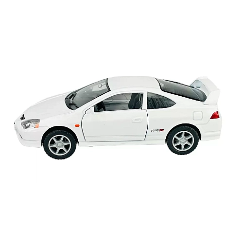 Металева машинка Kinsmart 1:34 Honda Integra Type R KT5053W, інерційна / Біла
