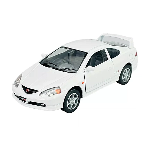 Металева машинка Kinsmart 1:34 Honda Integra Type R KT5053W, інерційна / Біла