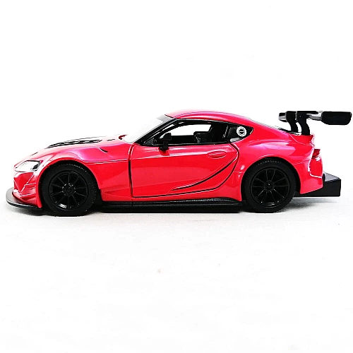 Машинка металева Kinsmart 1:36 Toyota GR Supra Racing Concept KT5421W інерційна, двері відчиняються / Червоний