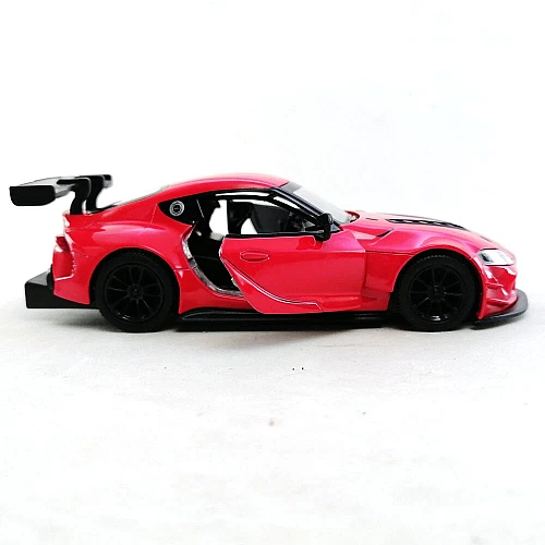 Машинка металева Kinsmart 1:36 Toyota GR Supra Racing Concept KT5421W інерційна, двері відчиняються / Червоний