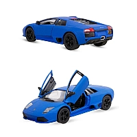 Металева машинка Kinsmart 1:36 Matte Lamborghini Murcielago LP640, інерційна, СИНЯ, KT5370W